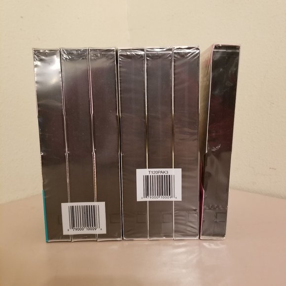 7 RCA Memorex VHS Blank Recording Tapes New Sealed T120 - Picture 4 of 4